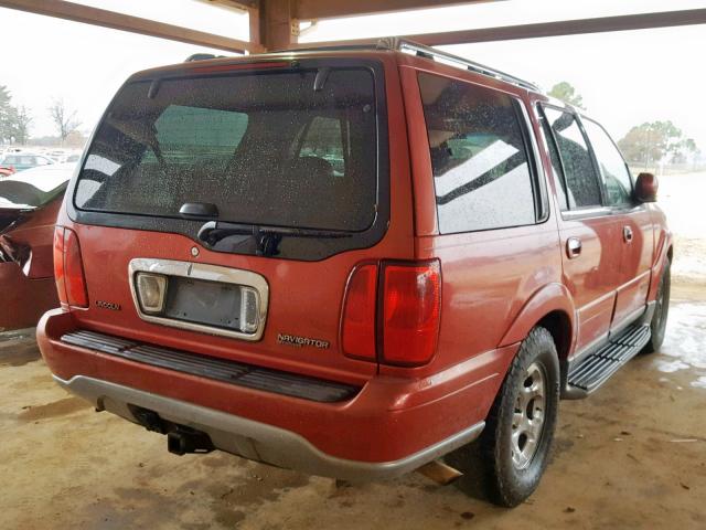 5LMEU27R82LJ14204 - 2002 LINCOLN NAVIGATOR 红色 照片 4