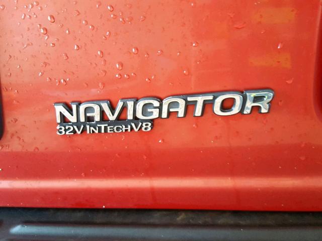 5LMEU27R82LJ14204 - 2002 LINCOLN NAVIGATOR 红色 照片 9