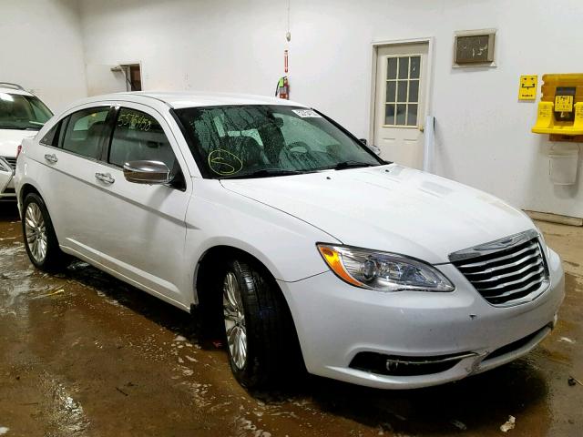 1C3CCBCB5CN277512 - 2012 CHRYSLER 200 LIMITE WHITE photo 1