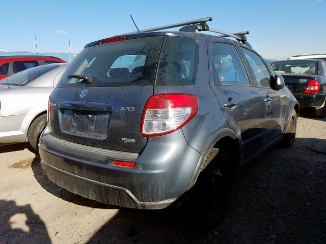 JS2YB417096203244 - 2009 SUZUKI SX4 TOURIN GRAY photo 4