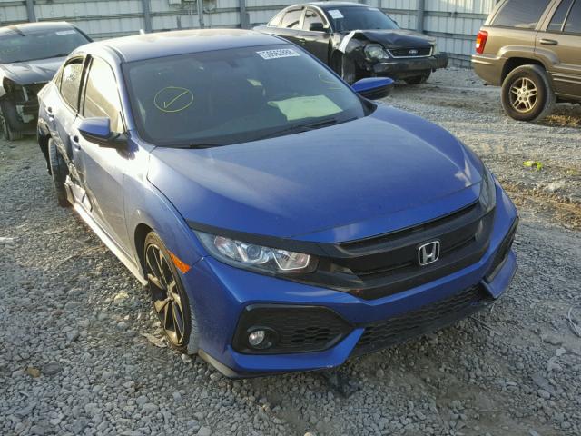 SHHFK7H46HU227189 - 2017 HONDA CIVIC SPOR BLUE photo 1