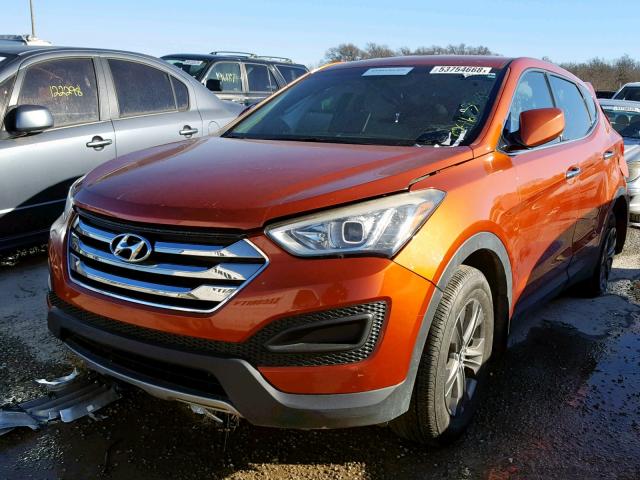 5XYZTDLB9DG046798 - 2013 HYUNDAI SANTA FE S ORANGE photo 2