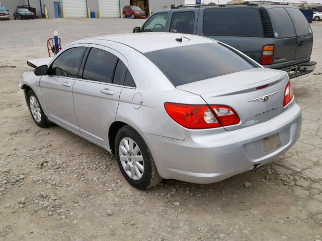 1C3LC46K98N222320 - 2008 CHRYSLER SEBRING LX SILVER photo 3