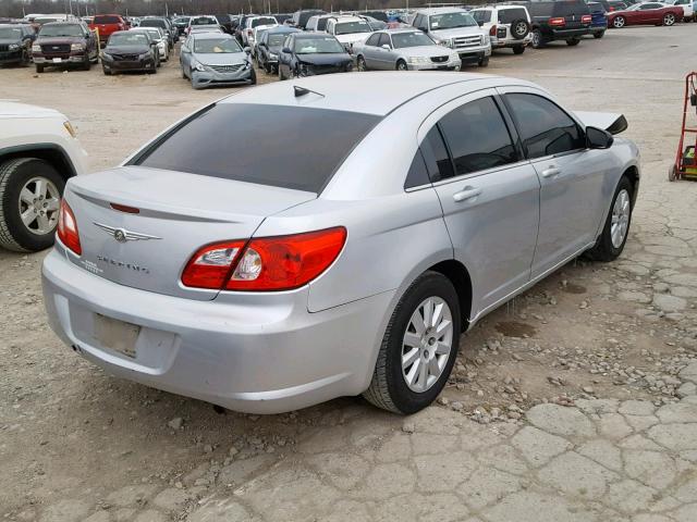 1C3LC46K98N222320 - 2008 CHRYSLER SEBRING LX SILVER photo 4