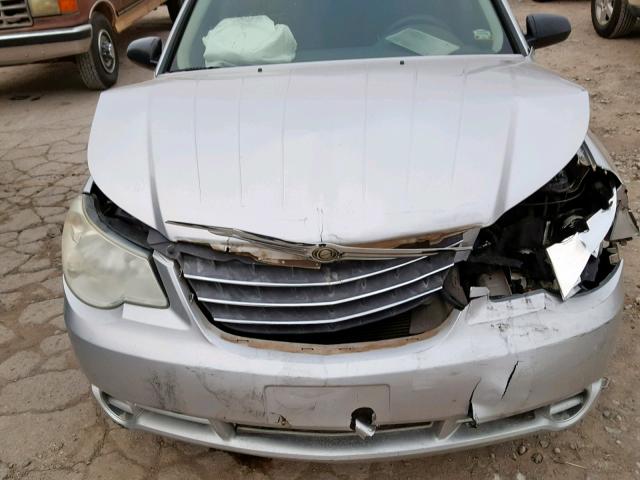 1C3LC46K98N222320 - 2008 CHRYSLER SEBRING LX SILVER photo 7