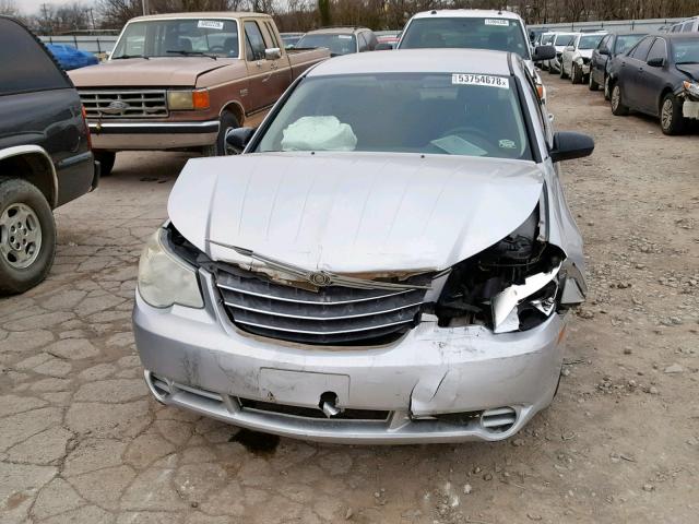 1C3LC46K98N222320 - 2008 CHRYSLER SEBRING LX SILVER photo 9