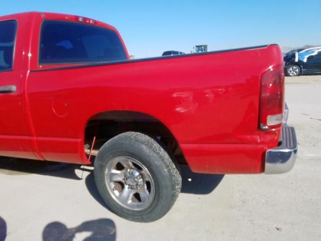 1D7HA18N35S357647 - 2005 DODGE RAM 1500 S RED photo 9