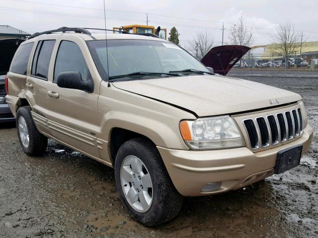 1J4GW58S01C701082 - 2001 JEEP GRAND CHER GOLD photo 1