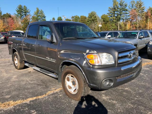 5TBDT44104S447183 - 2004 TOYOTA TUNDRA DOU GRAY photo 1