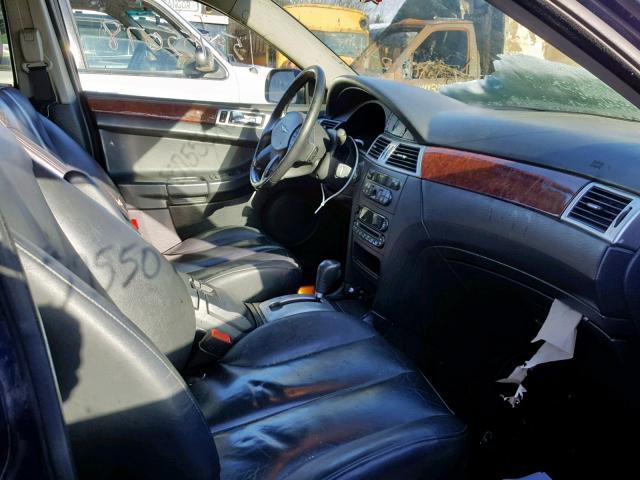 2C4GF68485R660713 - 2005 CHRYSLER PACIFICA T BLUE photo 5