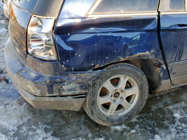 2C4GF68485R660713 - 2005 CHRYSLER PACIFICA T BLUE photo 9