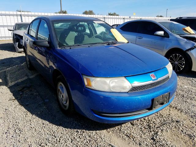 1G8AZ52F93Z133472 - 2003 SATURN ION LEVEL BLUE photo 1