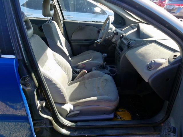1G8AZ52F93Z133472 - 2003 SATURN ION LEVEL BLUE photo 5