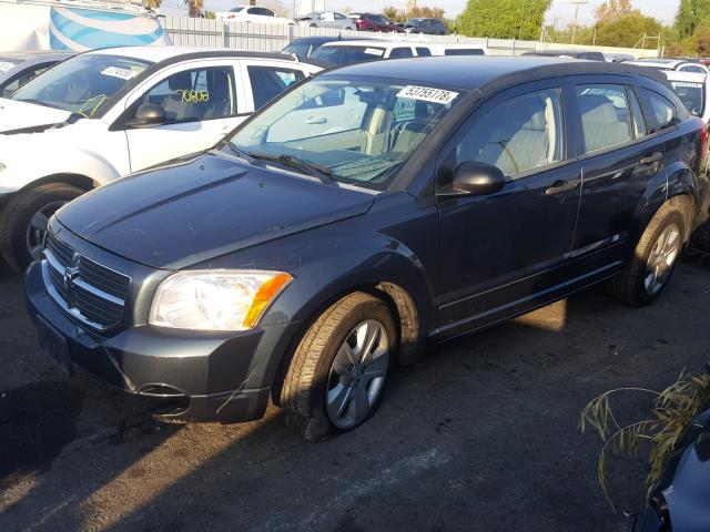 1B3HB48B87D527895 - 2007 DODGE CALIBER SX BLACK photo 2