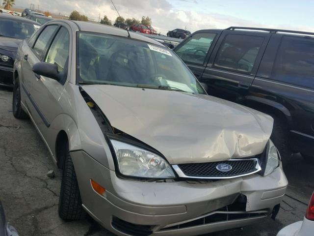 1FAFP34N26W101789 - 2006 FORD FOCUS ZX4 BEIGE photo 1