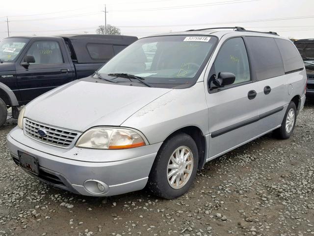 2FMZA51452BA45340 - 2002 FORD WINDSTAR L SILVER photo 2