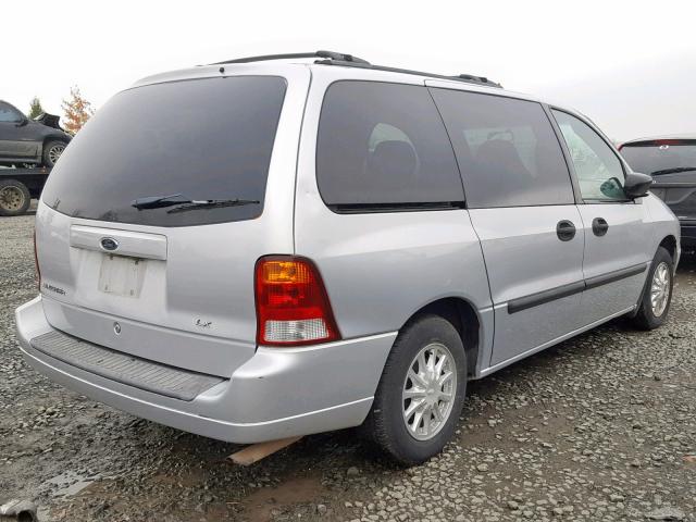 2FMZA51452BA45340 - 2002 FORD WINDSTAR L SILVER photo 4