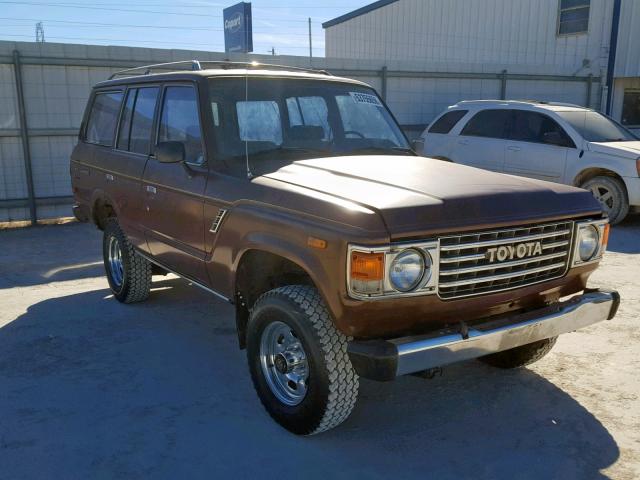 JT3FJ60G6C0049476 - 1982 TOYOTA LAND CRUIS BROWN photo 1