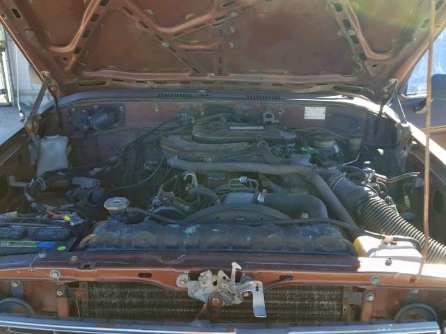 JT3FJ60G6C0049476 - 1982 TOYOTA LAND CRUIS BROWN photo 7