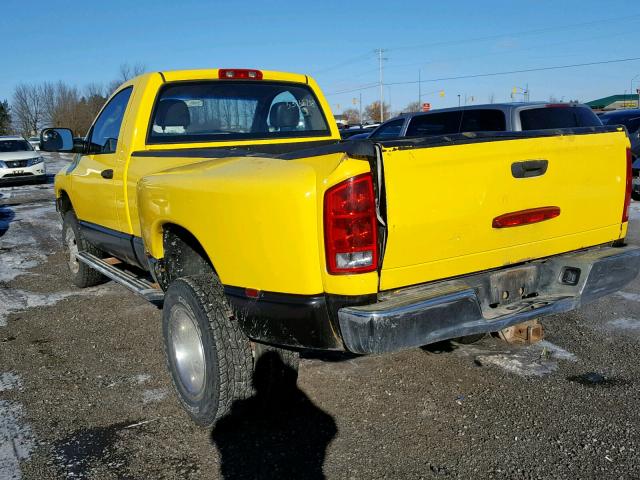 3D7MU46DX4G224097 - 2004 DODGE RAM 3500 S YELLOW photo 3