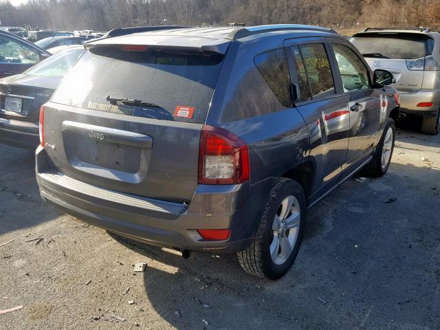 1C4NJDBB2ED729268 - 2014 JEEP COMPASS SP GRAY photo 4