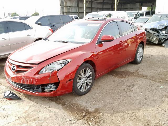 1YVHZ8CB4A5M07936 - 2010 MAZDA 6 S RED photo 2