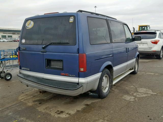 1GKDM19W3TB526848 - 1996 GMC SAFARI XT BLUE photo 4