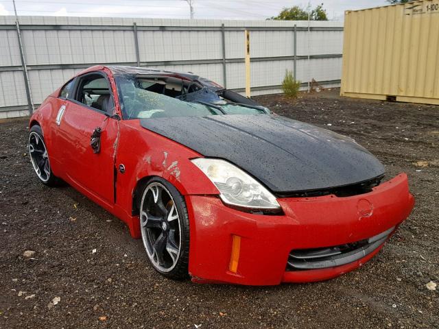 JN1AZ34D96M306854 - 2006 NISSAN 350Z COUPE RED photo 1