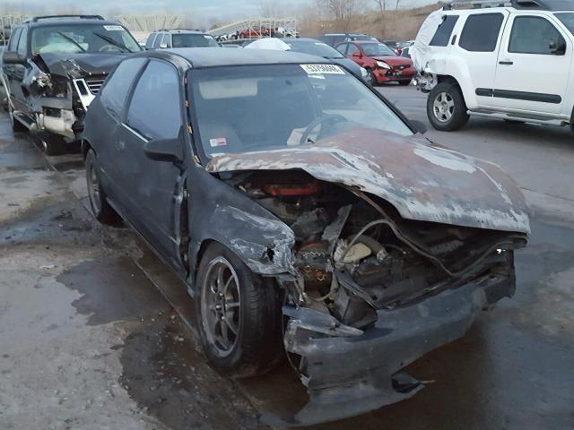 2HGEH2343NH527477 - 1992 HONDA CIVIC CX BLACK photo 1