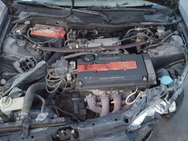 2HGEH2343NH527477 - 1992 HONDA CIVIC CX BLACK photo 7