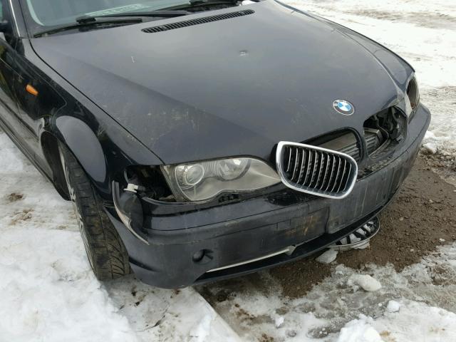 WBAEV53412KM02262 - 2002 BMW 330 I BLACK photo 9