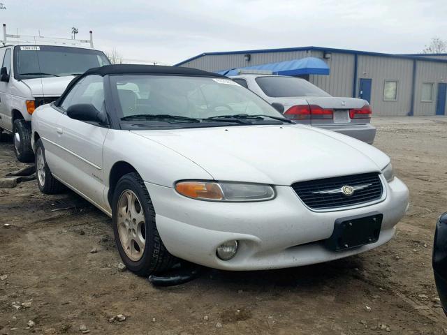 3C3EL55H9YT316167 - 2000 CHRYSLER SEBRING JX WHITE photo 1