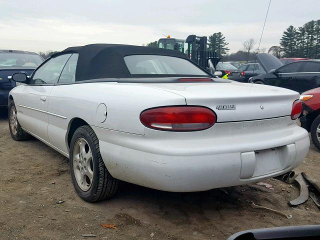 3C3EL55H9YT316167 - 2000 CHRYSLER SEBRING JX WHITE photo 3