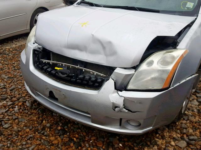 3N1AB61E09L616067 - 2009 NISSAN SENTRA 2.0 SILVER photo 9