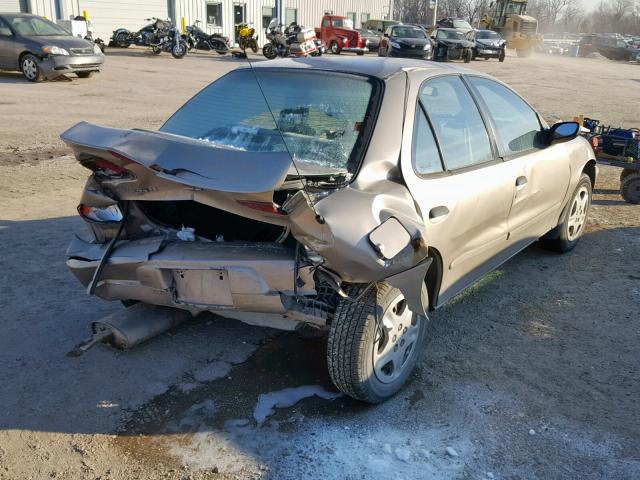 1G1JF524717202609 - 2001 CHEVROLET CAVALIER L TAN photo 4