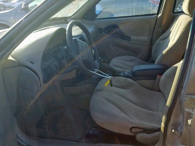 1G1JF524717202609 - 2001 CHEVROLET CAVALIER L TAN photo 5