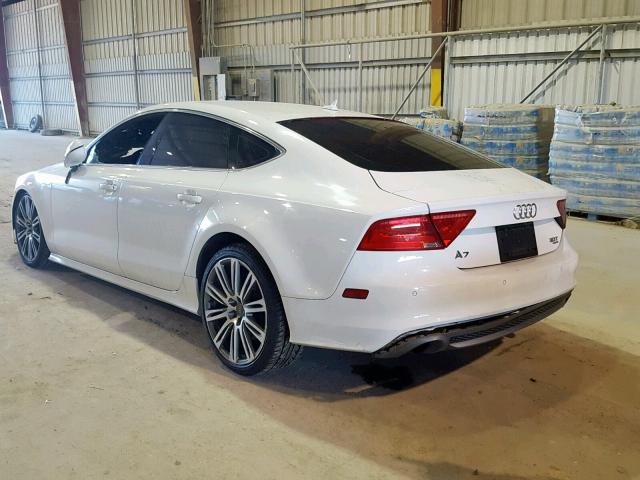 WAU2GAFC7CN071275 - 2012 AUDI A7 PRESTIG WHITE photo 3