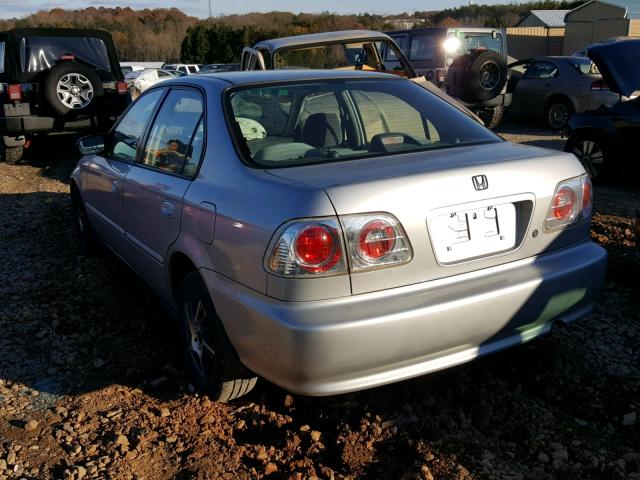 2HGEJ6611YH527849 - 2000 HONDA CIVIC BASE 银色 照片 3