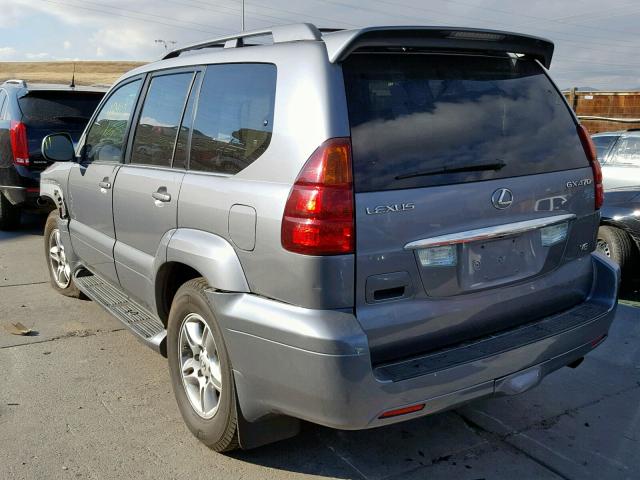 JTJBT20X650077310 - 2005 LEXUS GX 470 SILVER photo 3