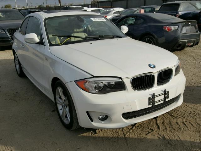 WBAUP9C54DVS94582 - 2013 BMW 128 I WHITE photo 1