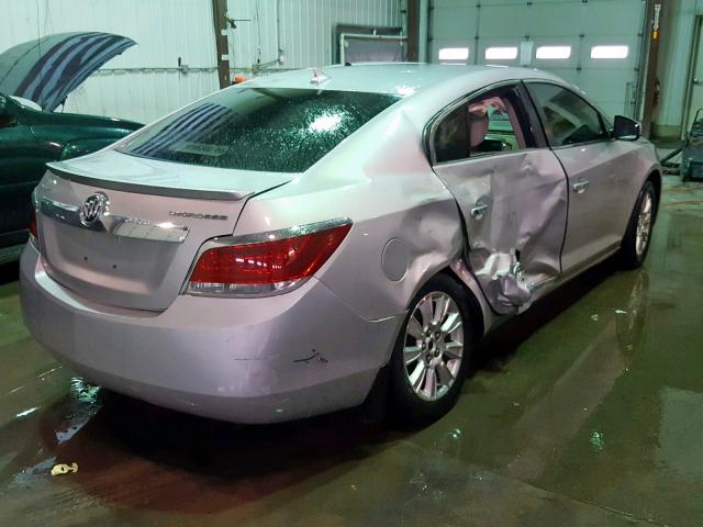 1G4GB5ER5CF330355 - 2012 BUICK LACROSSE C SILVER photo 4