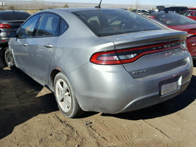 1C3CDFBB0FD251724 - 2015 DODGE DART SXT SILVER photo 3