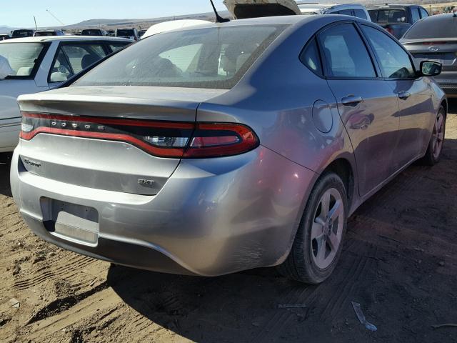 1C3CDFBB0FD251724 - 2015 DODGE DART SXT SILVER photo 4