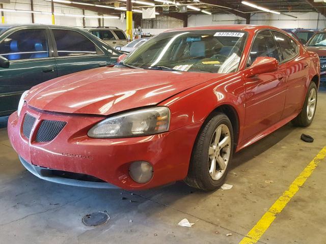 2G2WP552471202937 - 2007 PONTIAC GRAND PRIX RED photo 2