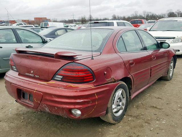 1G2NF52F42C309172 - 2002 PONTIAC GRAND AM S MAROON photo 4