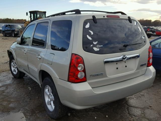 4F2YZ04125KM29440 - 2005 MAZDA TRIBUTE S TAN photo 3