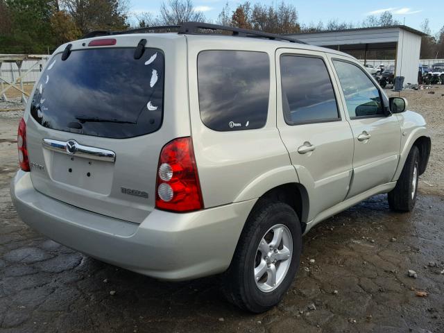 4F2YZ04125KM29440 - 2005 MAZDA TRIBUTE S TAN photo 4