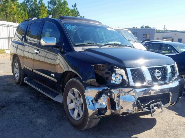 5N1AA08A96N706759 - 2006 NISSAN ARMADA SE BLACK photo 1