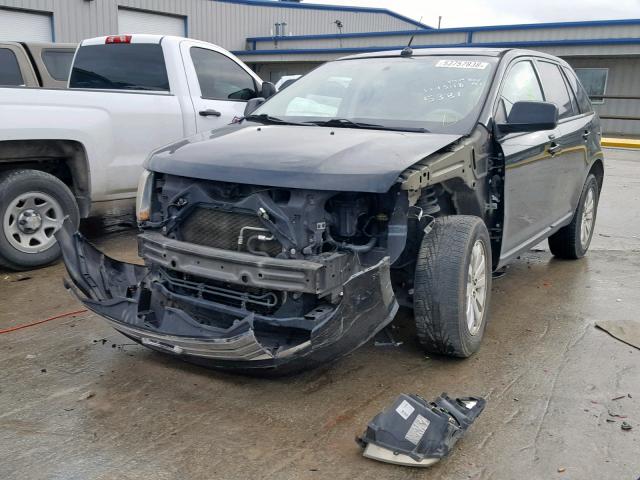 2FMDK38C49BA45381 - 2009 FORD EDGE SEL CHARCOAL photo 2