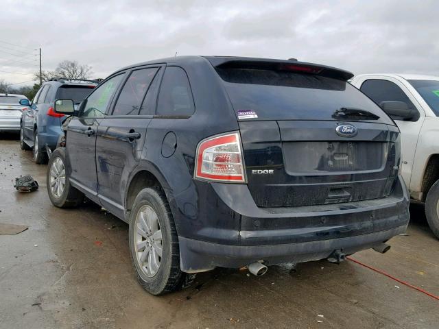 2FMDK38C49BA45381 - 2009 FORD EDGE SEL CHARCOAL photo 3